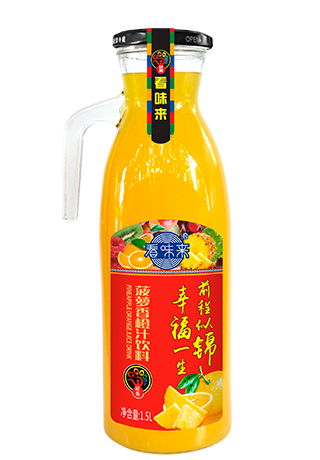看味来时代瓶菠萝香橙汁
